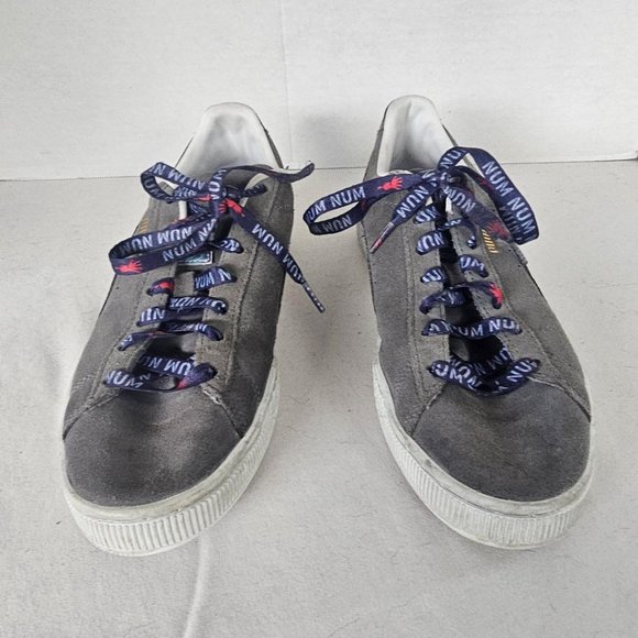 PUMA Men's Suede X King Shark Lace Up Sneakers D.C. Collaboration Size 8 ECO - Picture 4 of 8